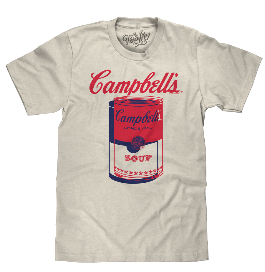 Retro Campbell's Soup Can T-Shirt - Oatmeal Heather