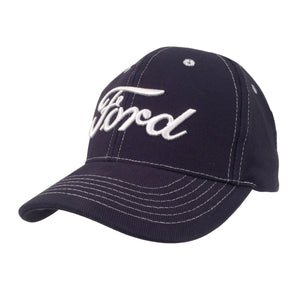 Ford Script Logo Baseball Cap - Navy Blue