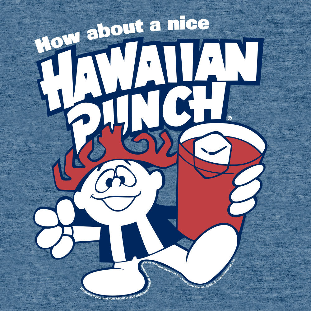 How About a Nice Hawaiian Punch Retro Punchy T-Shirt - Cabo Blue – Tee Luv