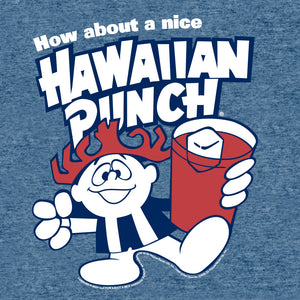 How About a Nice Hawaiian Punch Retro Punchy T-Shirt - Cabo Blue