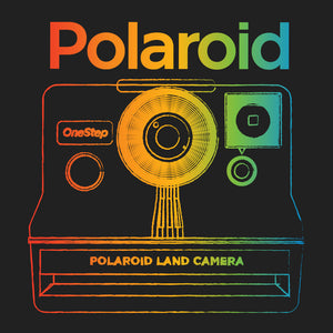 Polaroid OneStep Land Camera T-Shirt - Black