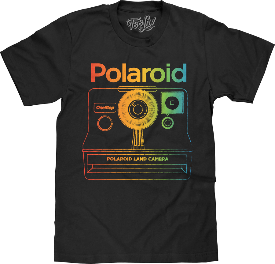 Polaroid OneStep Land Camera T-Shirt - Black