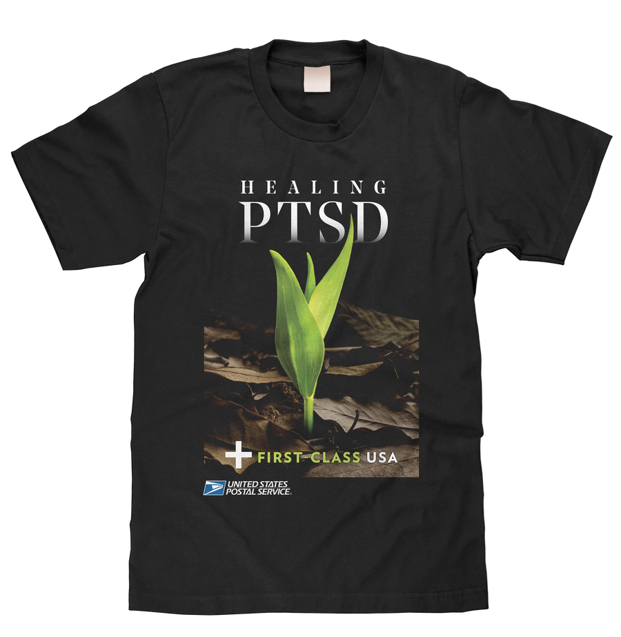 PTSD Stamp T-Shirt  - Black: Order before August 15th 11:59PM EST! Orders will ship on or before August 25th.