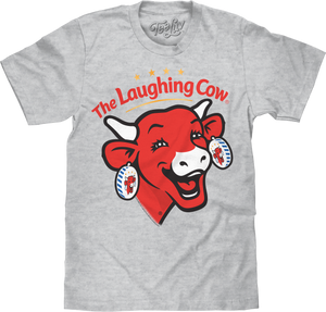 The Laughing Cow Cheese Logo T-Shirt - Athletic Gray Heather