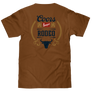 Coors Banquet Rodeo Bull Beer Front and Back T-Shirt - Brown Sugar