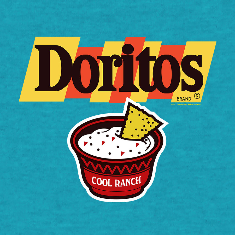 Cool Ranch Doritos Vintage Logo T-Shirt - Antique Sapphire