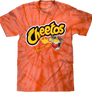 Flamin' Hot Cheetos Tie Dye T-Shirt - Orange Spider Tie Dye