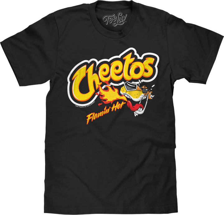 Flamin' Hot Cheetos Chester Cheetah T-Shirt - Black
