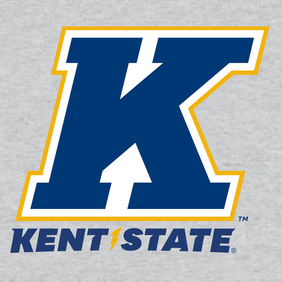 Kent State University Logo T-Shirt - Athletic Gray Heather