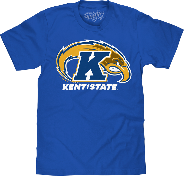 Kent State University Flash the Golden Eagle T-Shirt - Royal Blue