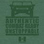 Faded Humvee T-Shirt - Forest Green Heather