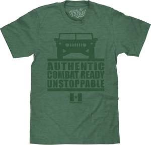 Faded Humvee T-Shirt - Forest Green Heather
