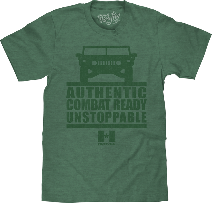 Faded Humvee T-Shirt - Forest Green Heather