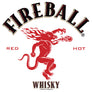 Fireball Whisky Dragon Logo T-Shirt - White
