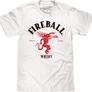 Fireball Whisky Dragon Logo T-Shirt - White