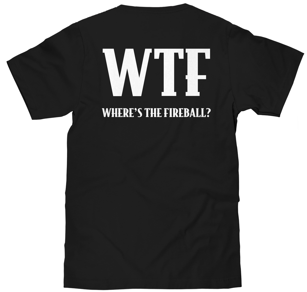 Where's The Fireball Whisky WTF Dragon Mascot T-Shirt - Black – Tee Luv