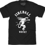 Where's The Fireball Whisky WTF Dragon Mascot T-Shirt - Black