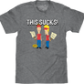 Beavis and Butthead This Sucks! T-Shirt - Graphite Gray Heather