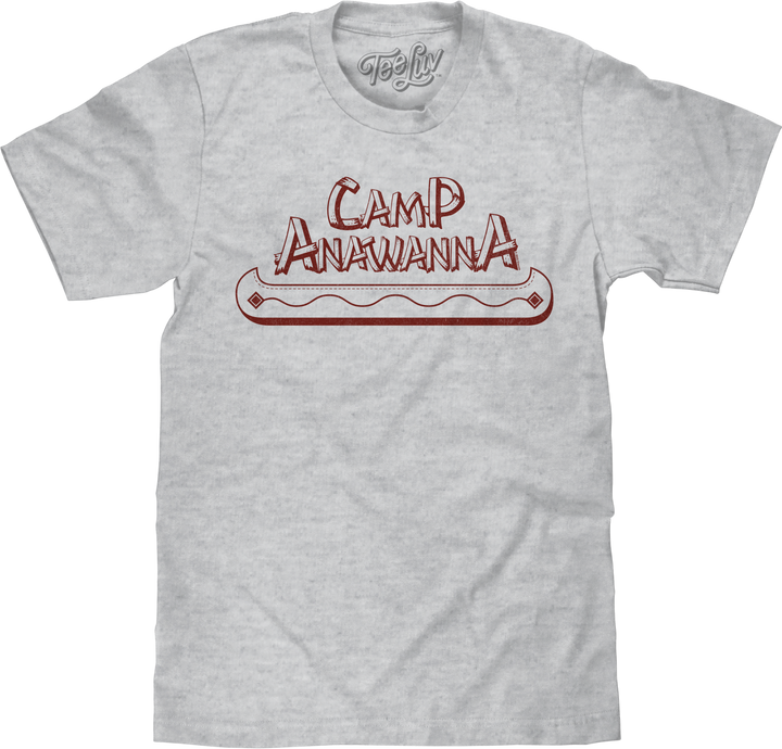 Salute Your Shorts Camp Anawanna Canoe T-Shirt - Athletic Gray Heather