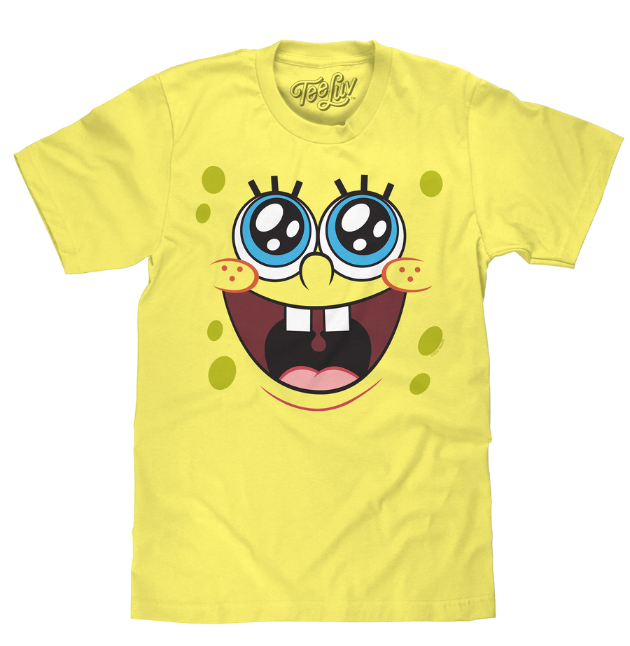 Spongebob Squarepants Face T-Shirt - Banana Cream Yellow