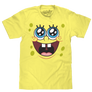 Spongebob Squarepants Face T-Shirt - Banana Cream Yellow