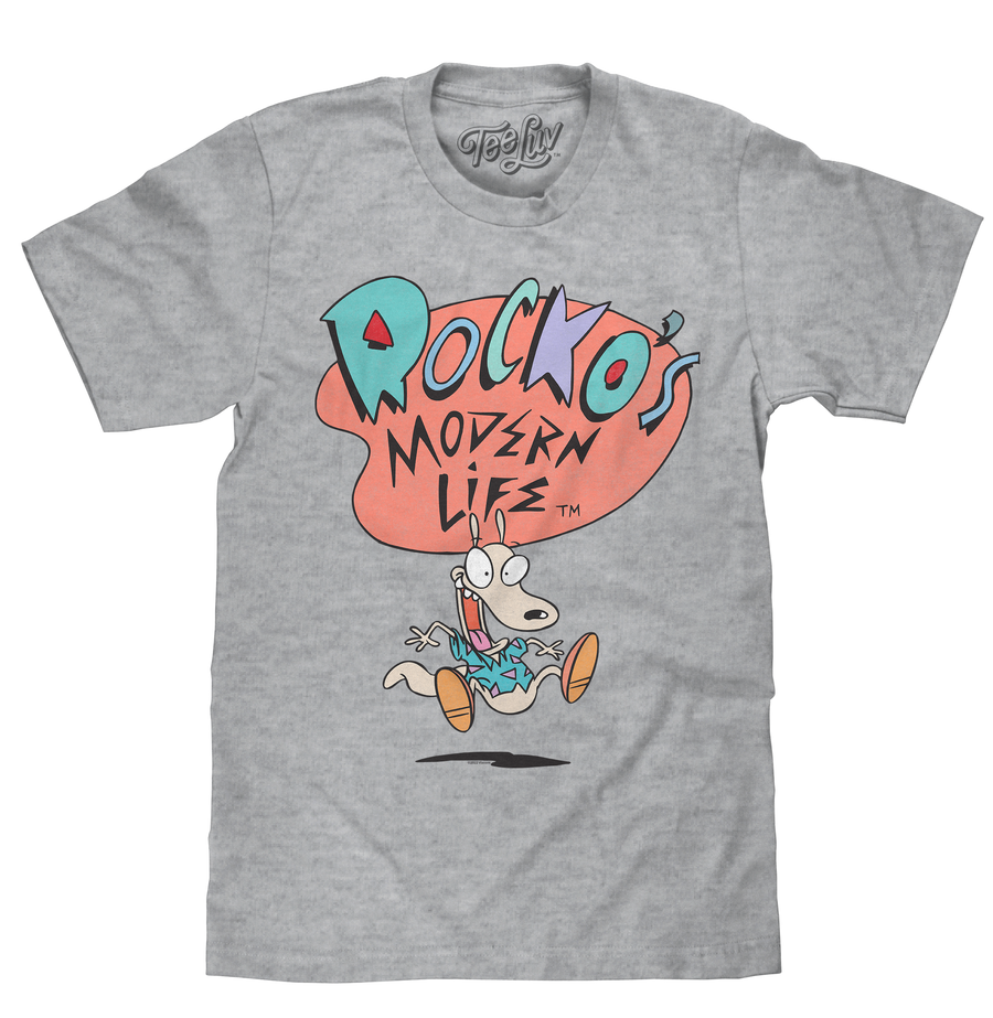 Rocko's Modern Life T-Shirt - Athletic Gray Heather