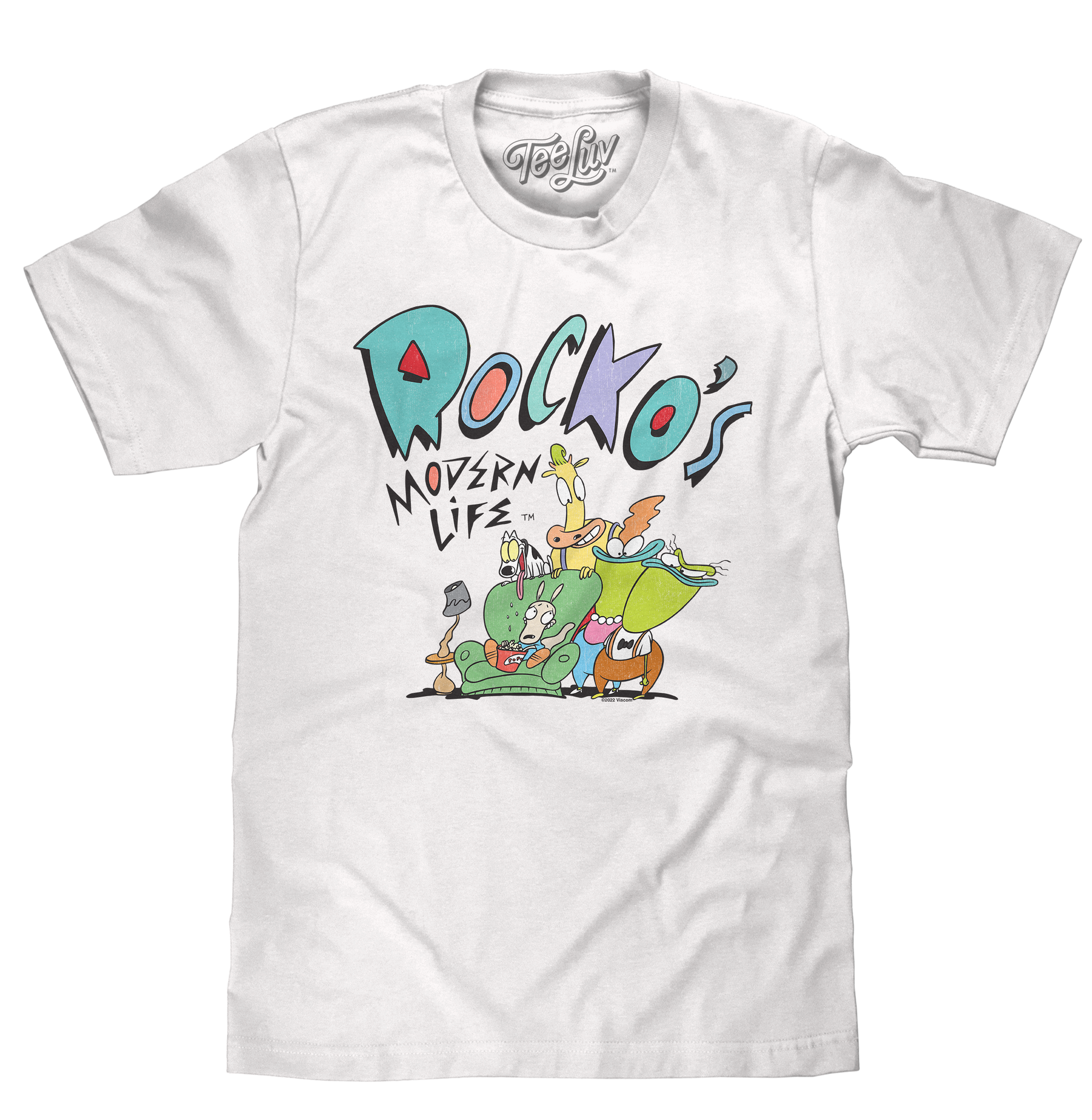 rocko's modern life dress shirt Tee Luv Rocko's Modern Life T-Shirt