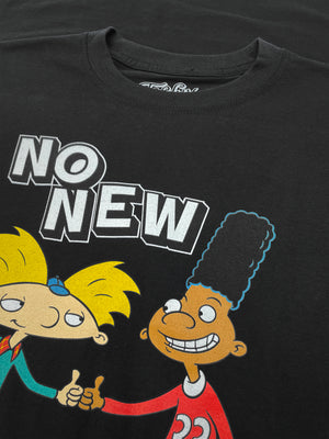 Hey Arnold No New Friends Arnold and Gerald T-Shirt - Black