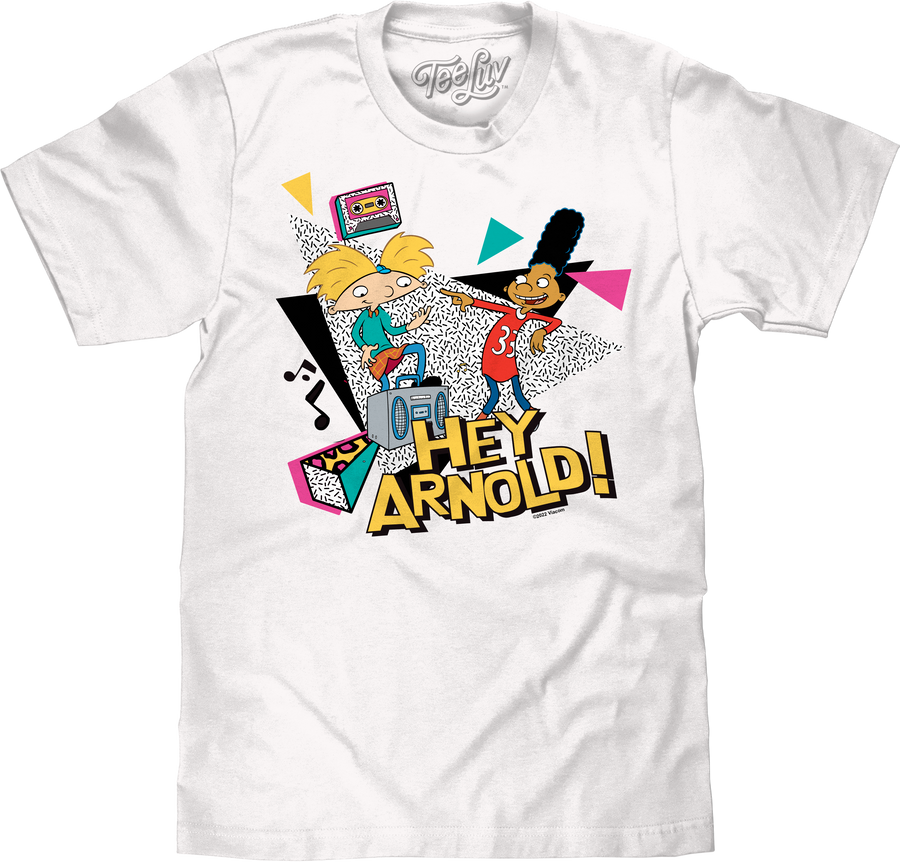 Hey Arnold! Retro T-Shirt - White