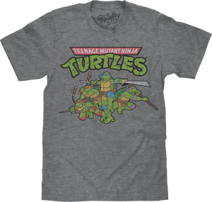 Teenage Mutant Ninja Turtles T-Shirts - Graphite Heather