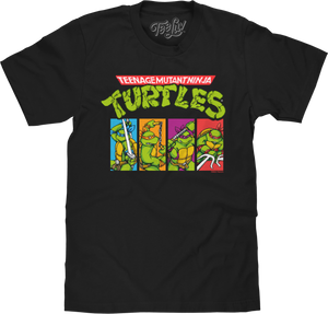 Tee Luv Men's Teenage Mutant Ninja Turtles Pixelated Graphic T-Shirt