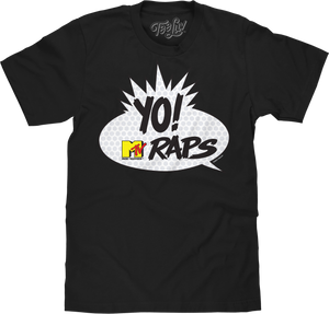 Yo! MTV Raps T-Shirt - Black