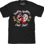 Ren and Stimpy Happy Happy Joy Joy T-Shirt - Black
