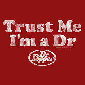 Dr Pepper Trust Me I'm a Doctor T-Shirt - Cardinal Red