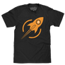 Bitcoin Rocket T-Shirt - Black