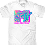 MTV 80s Neon Logo T-Shirt - White