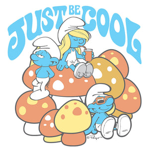 Smurfs Just Be Cool T-Shirt - White