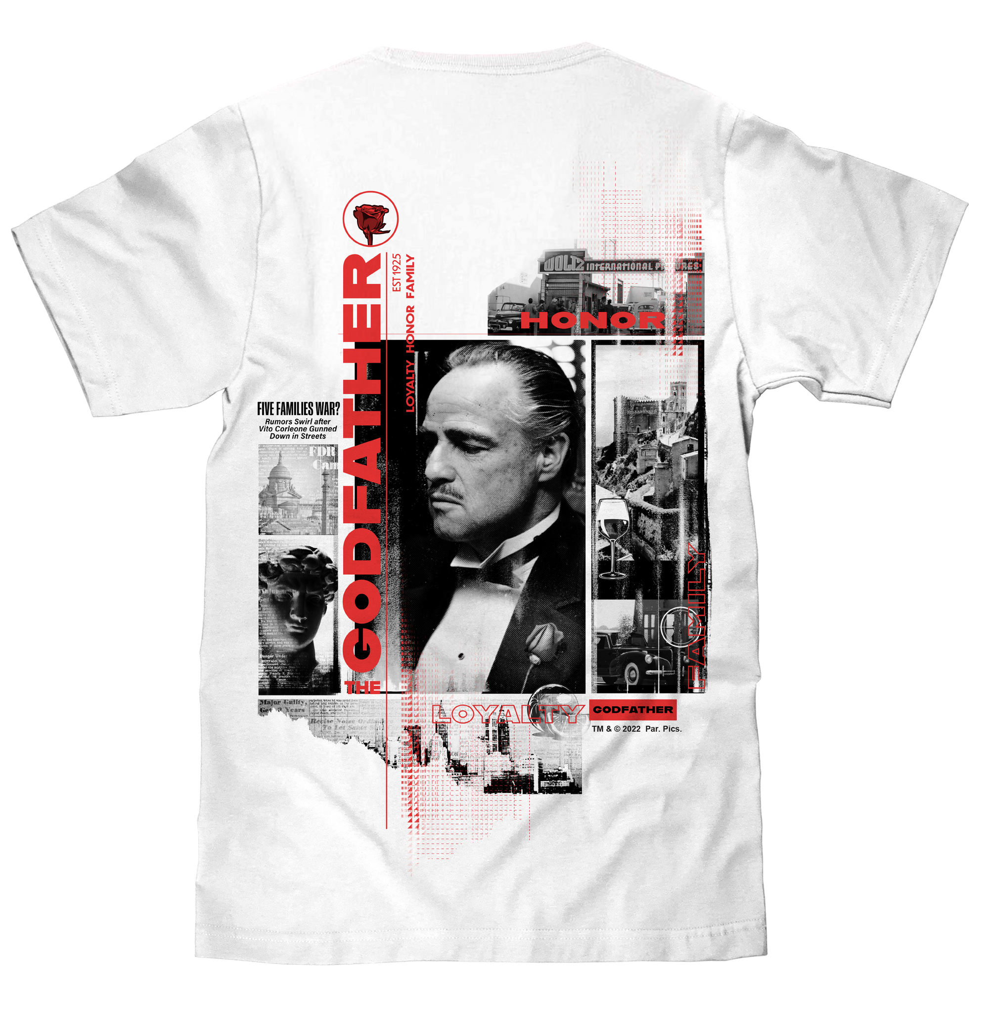 The Godfather Front and Back Print T-Shirt - – Luv