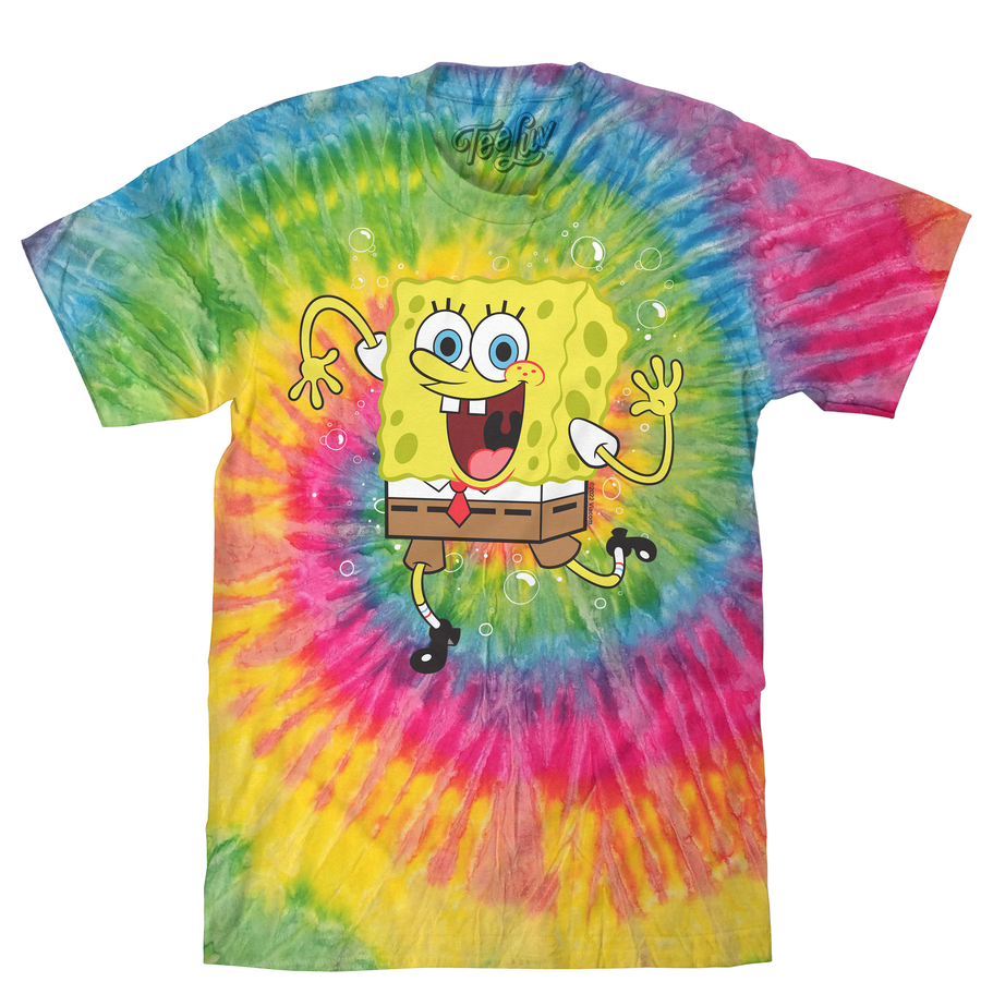 Spongebob Squarepants Tie Dye T-Shirt - Saturn Tie Dye