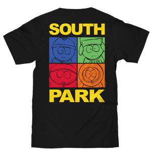 South Park Character T-Shirt - Black