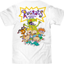 Rugrats Reptar Front and Back Print T-Shirt - White