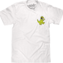 Rugrats Reptar Front and Back Print T-Shirt - White