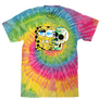 Spongebob Squarepants Cartoon Skull T-Shirt - Saturn Tie Dye