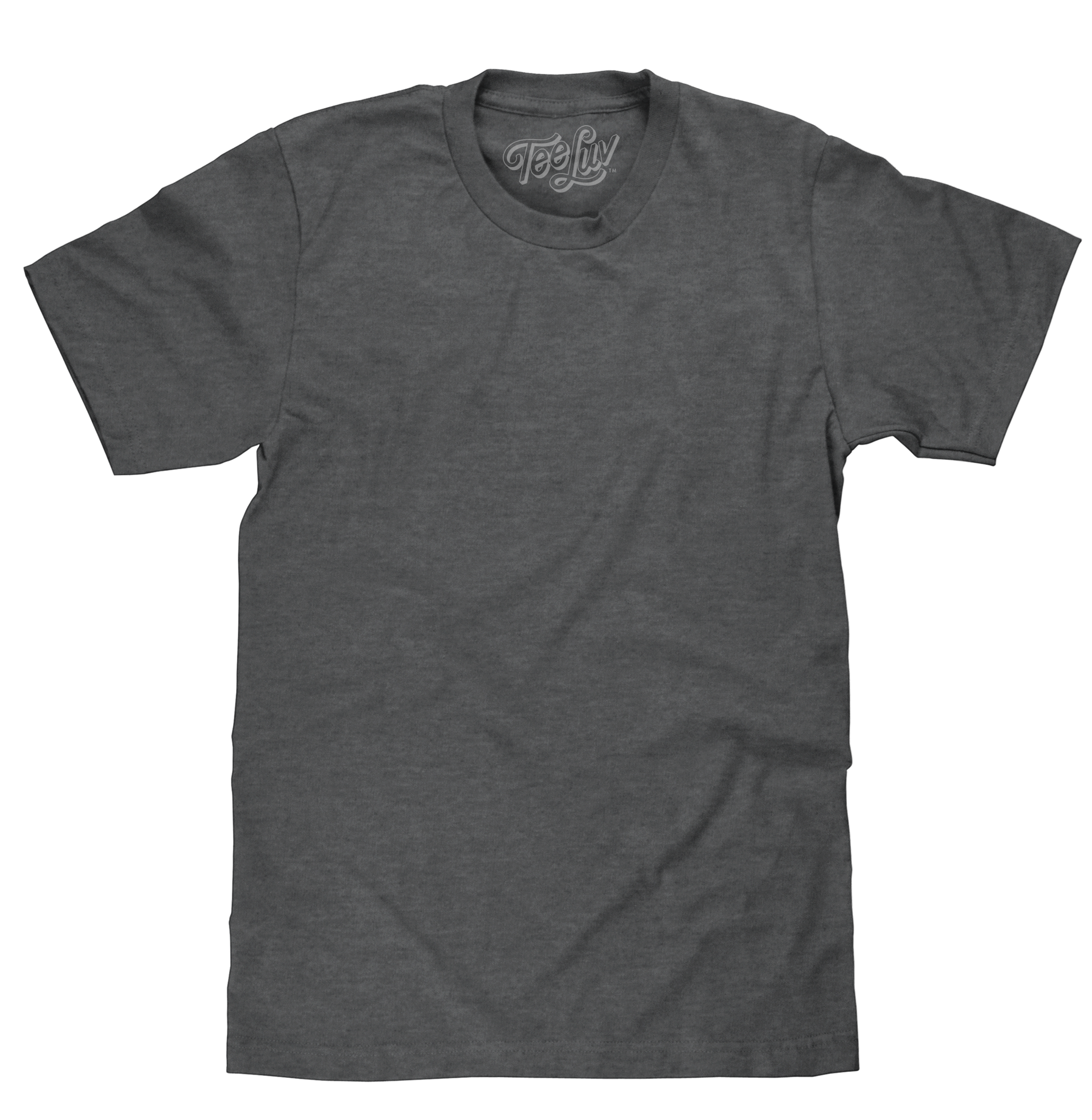 Charcoal Heather Blank T-Shirt - Gray – Tee Luv Charcoal Heather Blank T-Shirt - Gray – Tee Luv