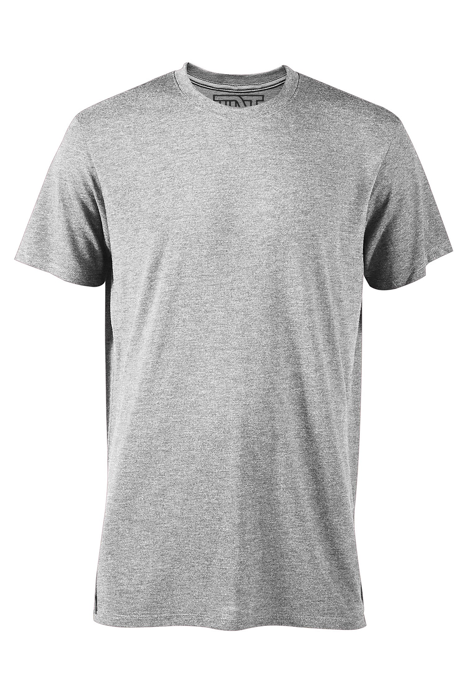 Athletic Heather Short Sleeve T-Shirt - Gray – Tee Luv
