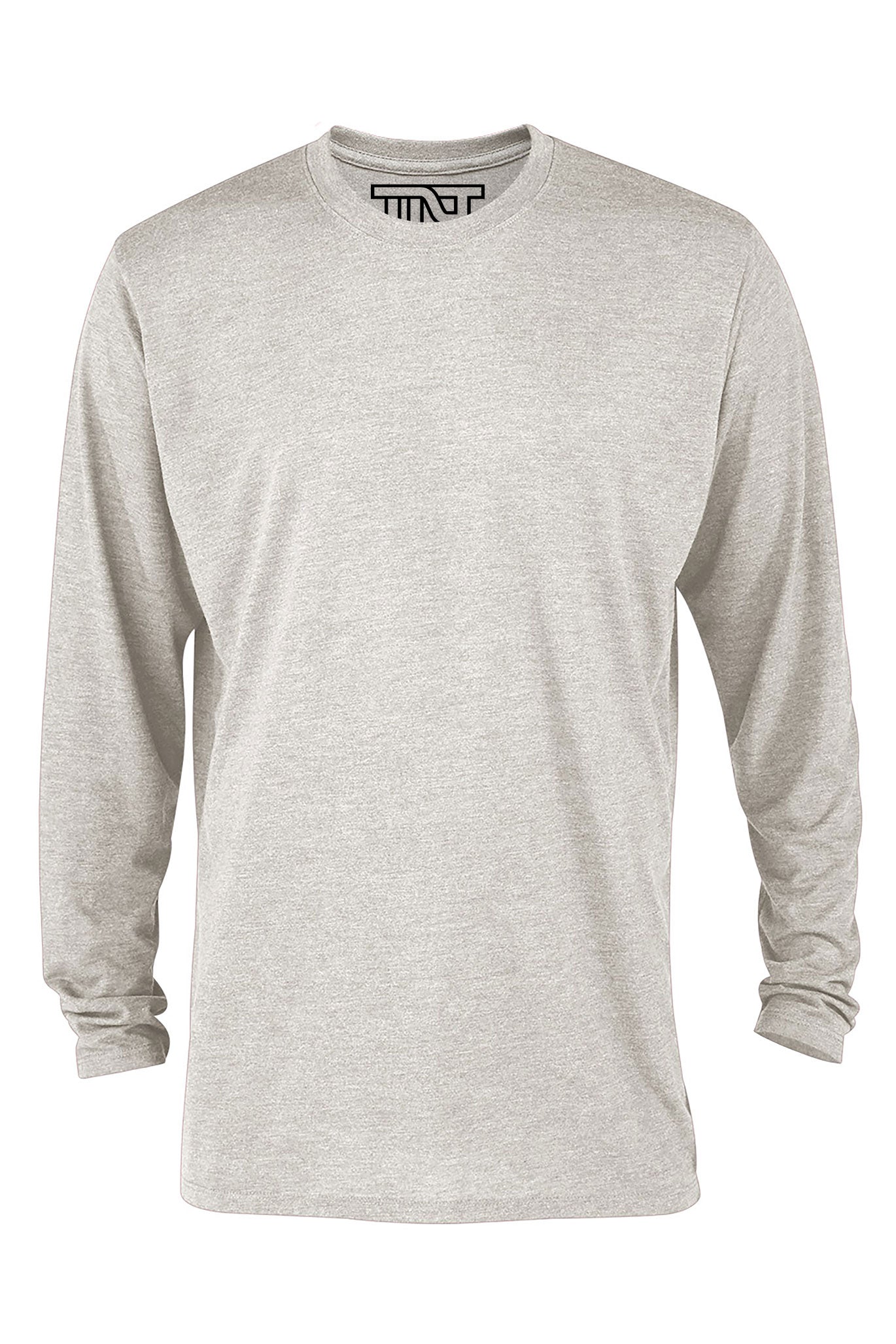 Men's Classic Long Sleeve Crew T-Shirt | Proto101 Oatmeal Heather / S