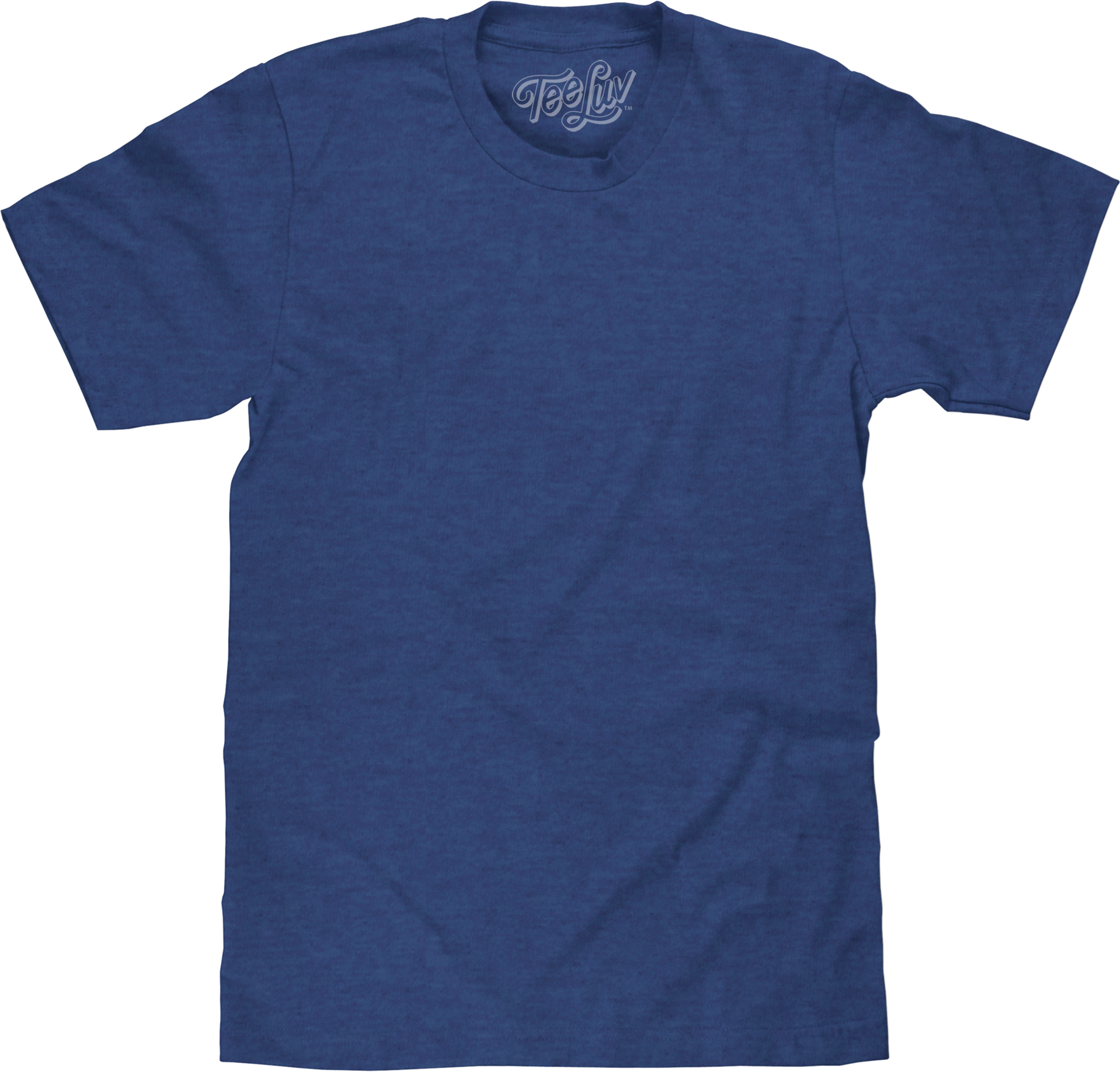 Tee Luv Big and Tall Blank T Shirt Royal Blue 3XLB