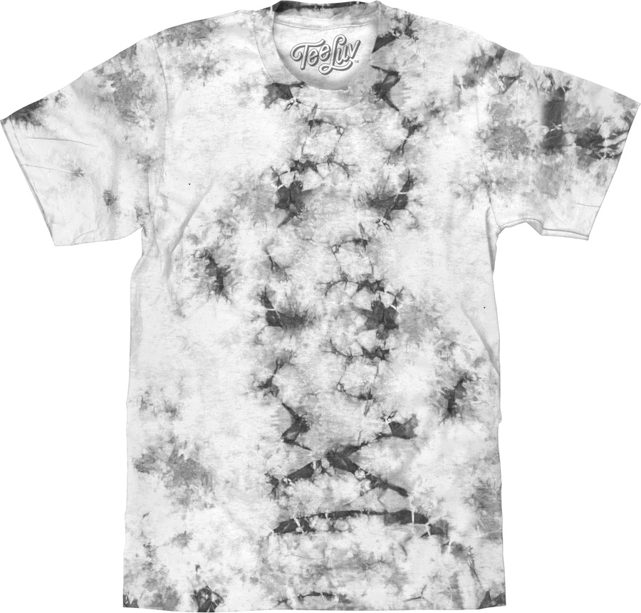 Cloud Wash T-Shirt - Black Tie Dye