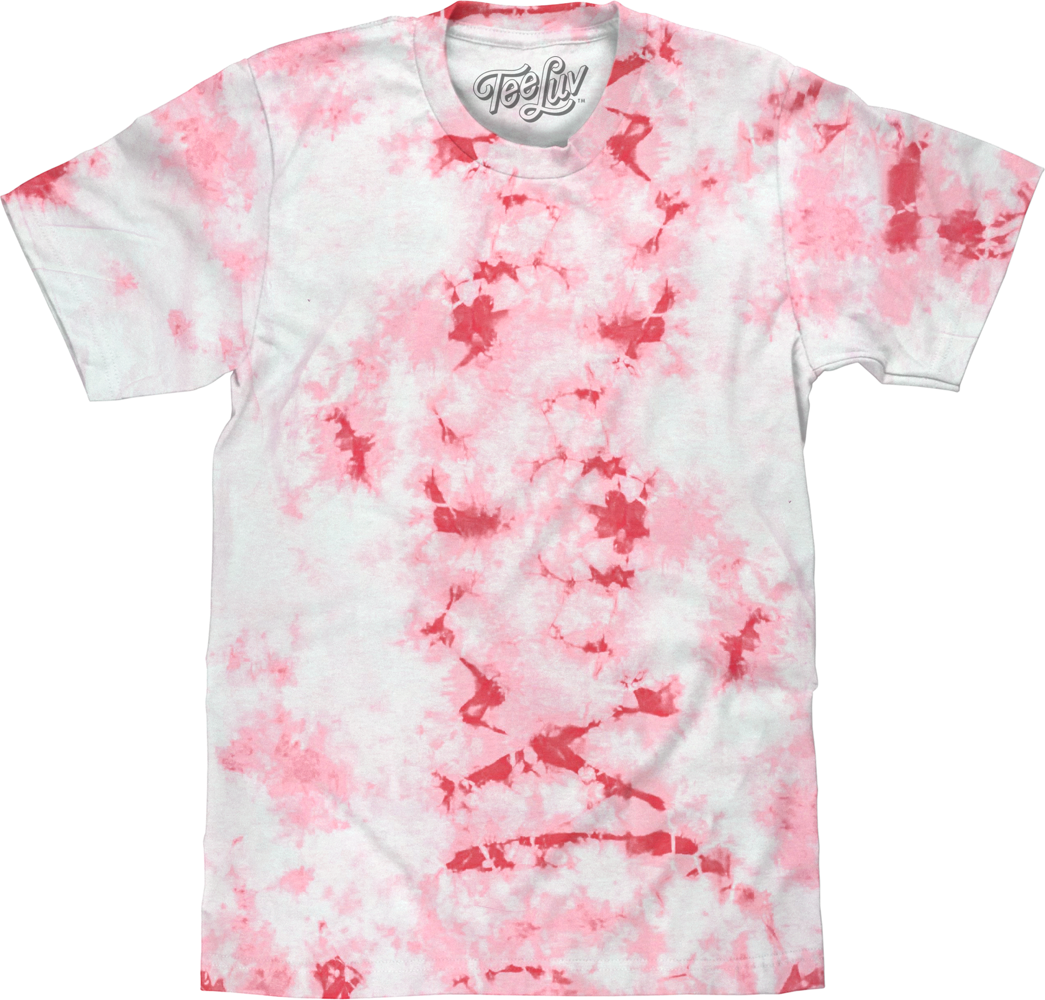 Tie dye shirt deals red
